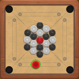 Biểu tượng Carrom Board -Disc Game